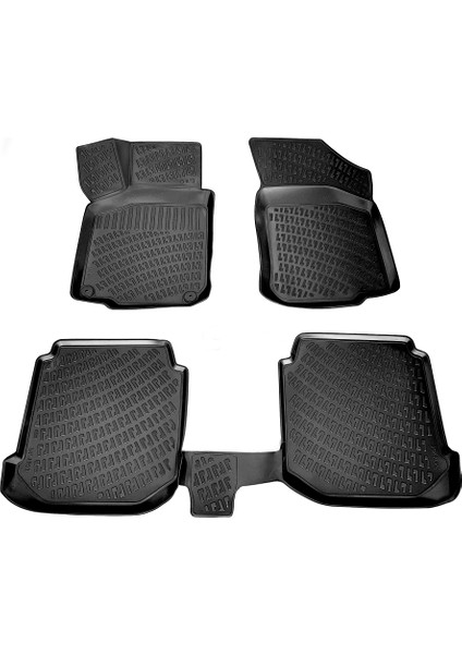 Vw Bora 3D Paspas Havuzlu Sedan 1998 - 2004 Arası Siyah