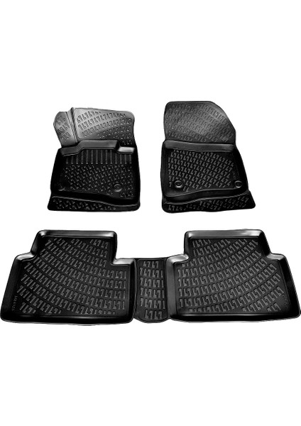 Citroen C5 3D Paspas Havuzlu Sedan 2008 - 2015 Aras Siyah