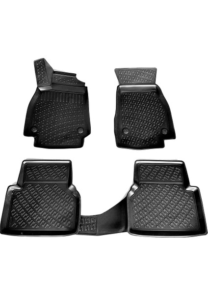 Audi A6 3D Paspas Havuzlu 2019 Sonrası Siyah