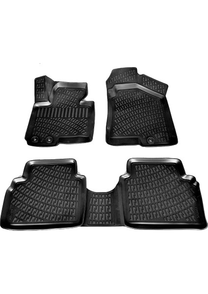 Hyundai İX35 3D Paspas Havuzlu 2010 - 2015 Arası Siyah