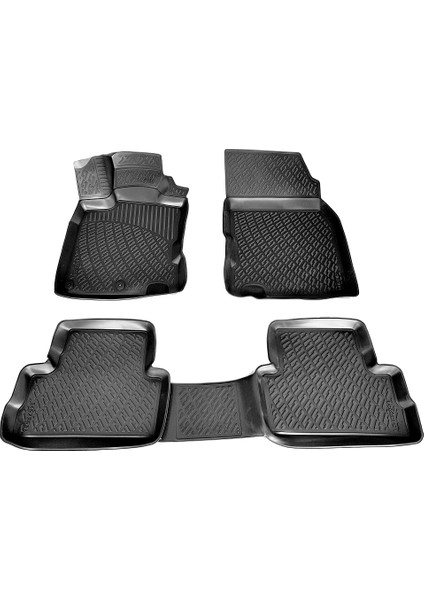 Nissan Qashqai 3D Paspas Havuzlu 2014 - 2020 Arası Siyah