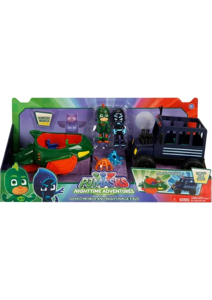 Pj Masks Pijamaskeliler Power Racer Araçlar - Gekko - Night Ninja