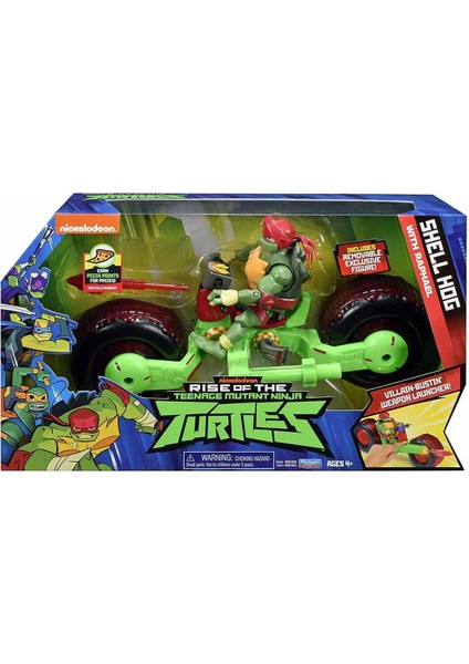 Turtles Rotmnt Araç ve Aksiyon Figür Oyun Seti - Raphael