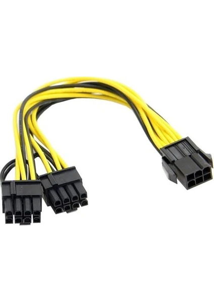 PrimeX Plus PX-4302 6 Pin To 2x8 Pin Psu Ekran Kartı Güç Çevirici Kablo