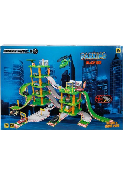 1:64 Maxx Wheels 4 Katlı Şehir Garaj Seti fiyatları
