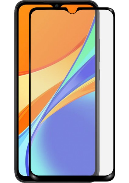 Caseworld Xiaomi Redmi 9c Tam Kaplayan Temperli Ekran Koruyucu Cam