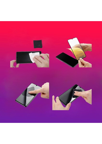 Caseworld Xiaomi Redmi 9c Tam Kaplayan Temperli Ekran Koruyucu Cam