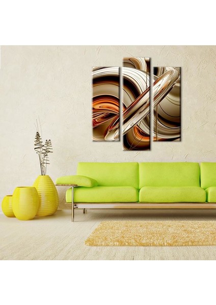 Retro Kanvas Tablo 97 x 100 cm