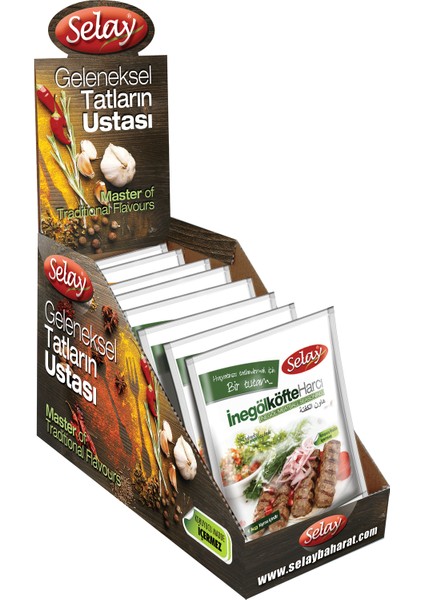 İnegöl Köfte Harcı 80 gr 20' li modelleri