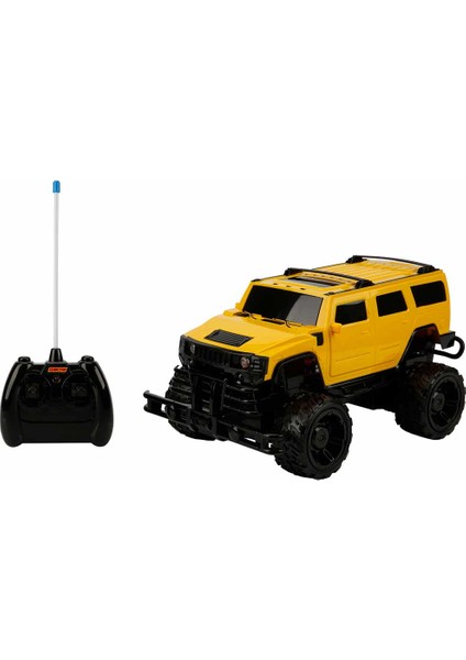 1:14 Uzaktan Kumandalı Big Foot USB Şarjlı Hummer 34 Cm. - Sarı