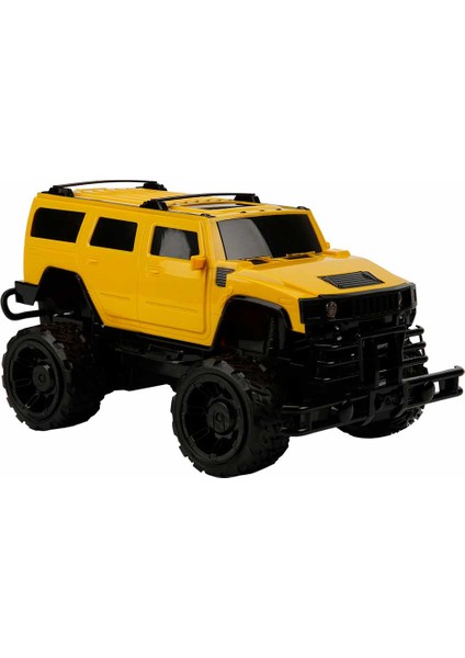 1:14 Uzaktan Kumandalı Big Foot USB Şarjlı Hummer 34 Cm. - Sarı