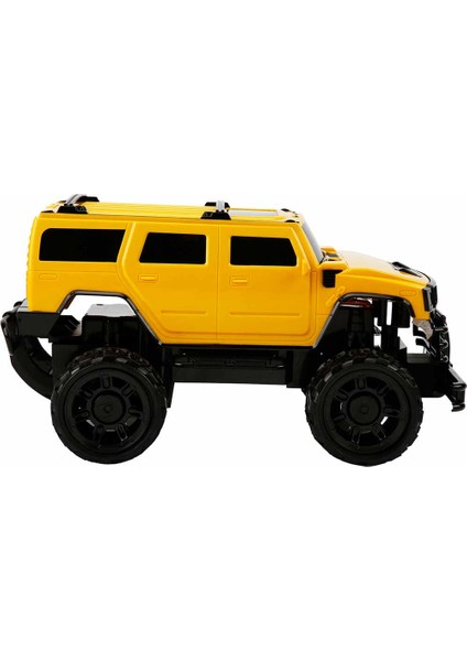 1:14 Uzaktan Kumandalı Big Foot USB Şarjlı Hummer 34 Cm. - Sarı