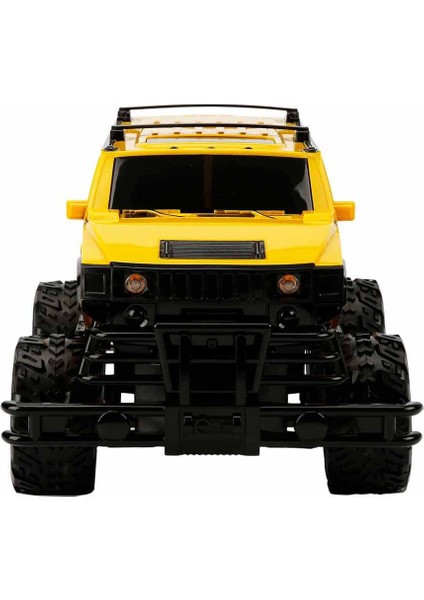 1:14 Uzaktan Kumandalı Big Foot USB Şarjlı Hummer 34 Cm. - Sarı