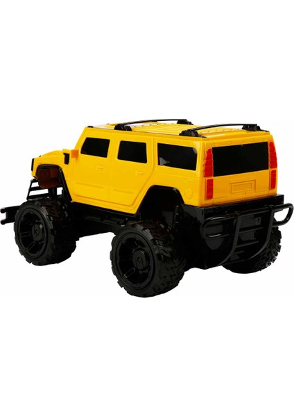 1:14 Uzaktan Kumandalı Big Foot USB Şarjlı Hummer 34 Cm. - Sarı