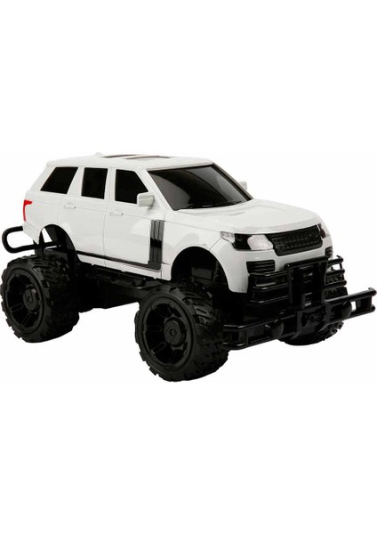 1:14 Uzaktan Kumandalı Big Foot USB Şarjlı Jeep 34 Cm. - Beyaz