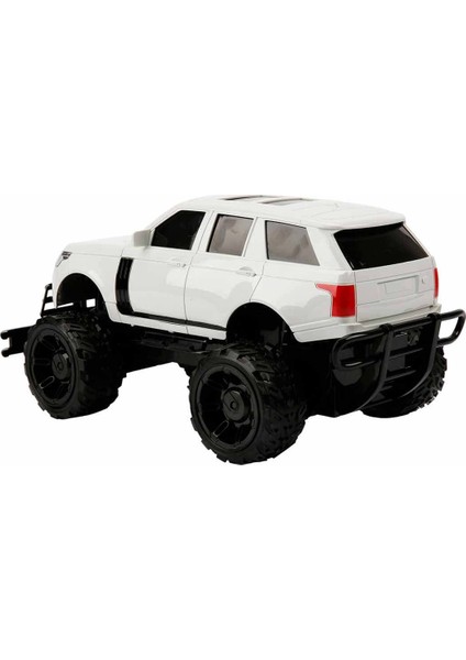 1:14 Uzaktan Kumandalı Big Foot USB Şarjlı Jeep 34 Cm. - Beyaz