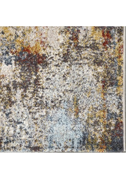 Halı Feyz'a G6415 Krem/Mavi 80 x 300 cm Modern Halı fırsatları
