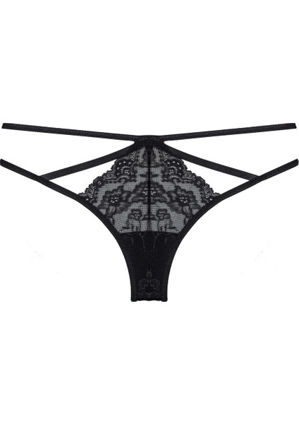 272 Dantelli Sexy Külot - Siyah