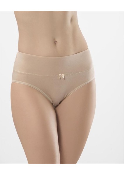 964 Ikili Likralı Kadın Külot-Ten