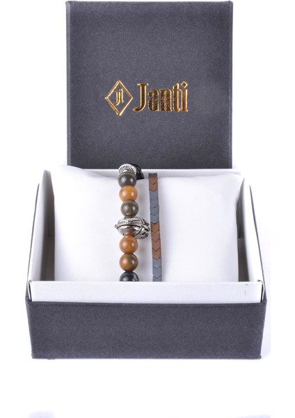 JTKB20041 Janti Doğaltaş Kombin Bileklik