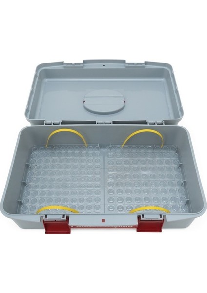 1 Adet Kan Örnek Taşıma Seti- Gri- Büyük modelleri