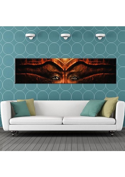 Tepe Göz Kanvas Tablo 210 x 70 cm