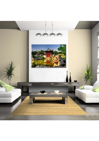 Çin Evleri Kanvas Tablo 30 x 20 cm fırsatları
