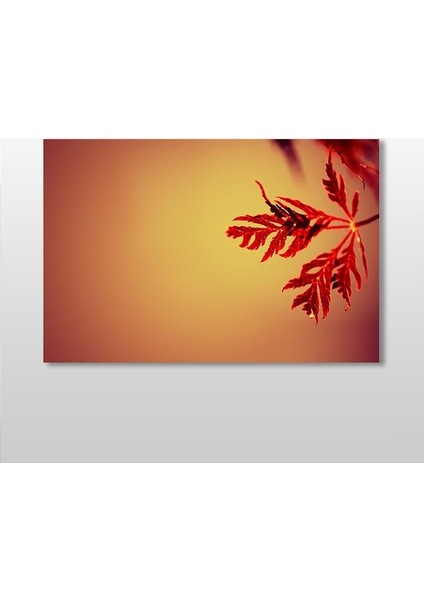 Kızıl Yaprak Kanvas Tablo 120 x 80 cm