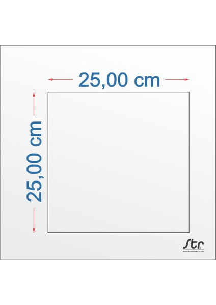 Kayalar ve Nehir Kanvas Tablo 70 x 70 cm
