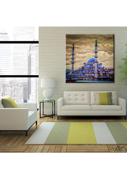 Fatih Camii Kanvas Tablo 90 x 90 cm