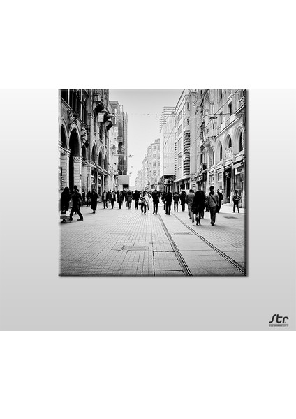 Istiklal Caddesi Kanvas Tablo 70 x 70 cm