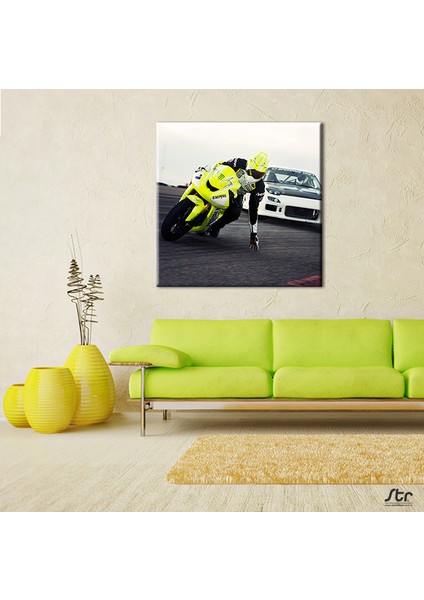 Motor Kanvas Tablo 140 x 140 cm