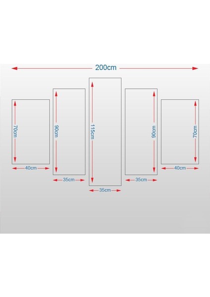 Saksafonlar Kanvas Tablo 245 x 140 cm