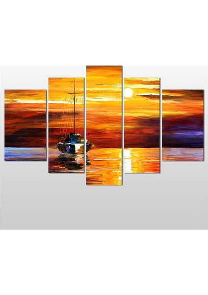Sandal Yağlı Boya Kanvas Tablo 225 x 130 cm