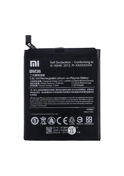 MI5S Mi 5s (BM36) Batarya Pil 3200 Mah