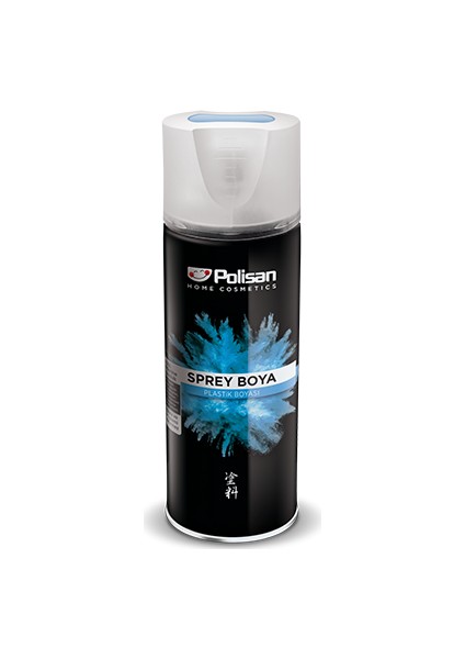 Plastik Yüzey Sprey Boyası - Mat Siyah Ral 9004 400 ml