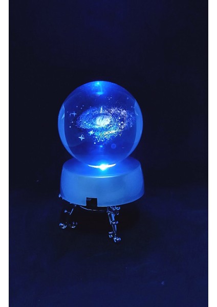 Mobgıft Standlı Samanyolu Galaxy Işıklı Cam Küre fiyatları