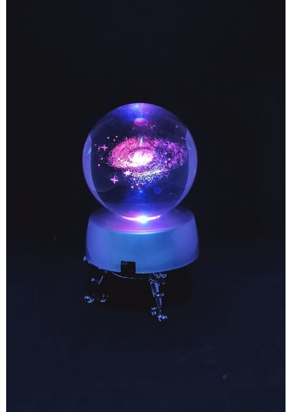 Mobgıft Standlı Samanyolu Galaxy Işıklı Cam Küre modelleri