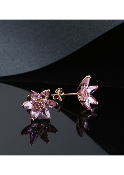 Lotus Chic Gümüş Küpe