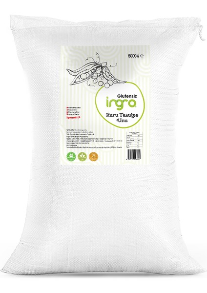 Glutensiz Fasulye Unu 5000 g