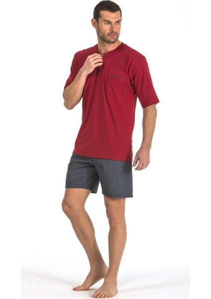 5560 Erkek Çeyizlik Beşli Rop Pijama Takım - Lacivert modelleri