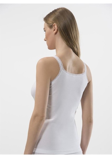 202 Dantelli İp Askılı Kaşkorse İkili Paket-Beyaz fiyatları