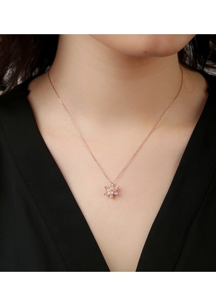 Lotus Chic Gümüş Kolye