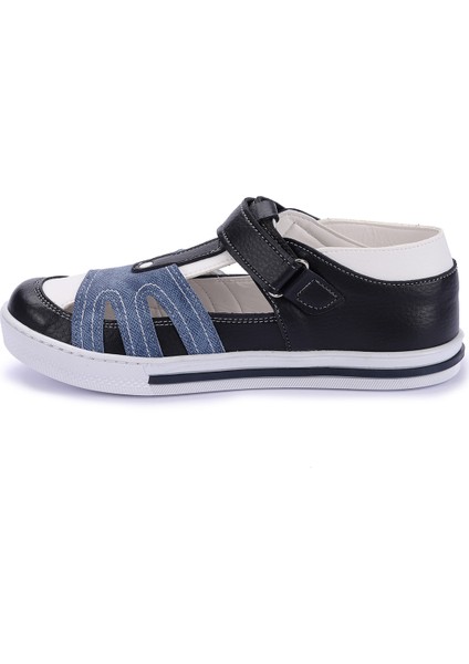 Kiko Şb 26382805-06 Orto Pedik Erkek Çocuk Sandalet Ayakkabı Lacivert Kot indirimleri