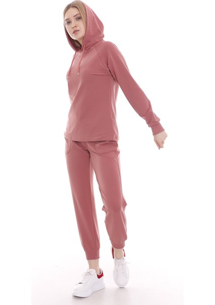 Dısentıs Modest Kapüşonlu Uzun Kollu Bağcık Detaylı Sweatshirt