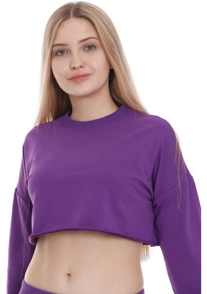 Dısentıs Modest Crop Sweatshirt