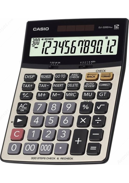 Hesap Makinası Masa Üstü 12 Hane Check Control DJ-220D Plus