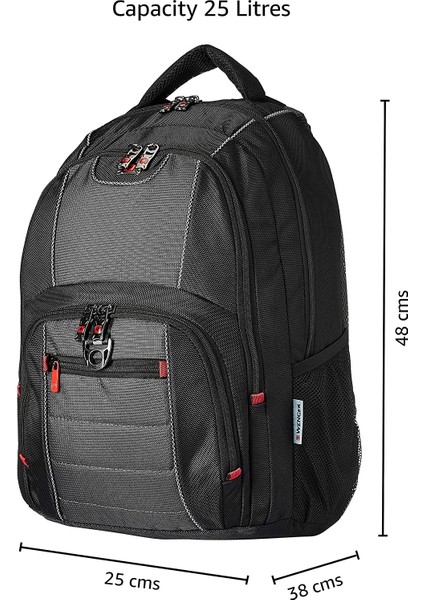 600633 Pillar 16 İnç notebook sırt çantası 25L