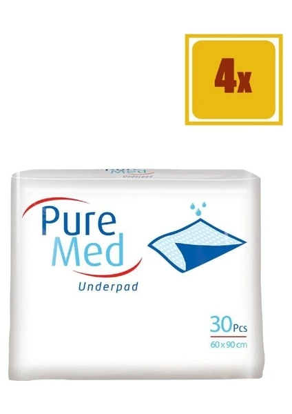 Pure Med  60 x 90 cm  Yatak Koruyucu 120 Adet