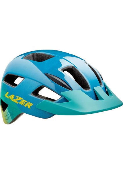 Gekko Ce-Cpsc Mavi Sarı Çocuk/genç Bisiklet Kask